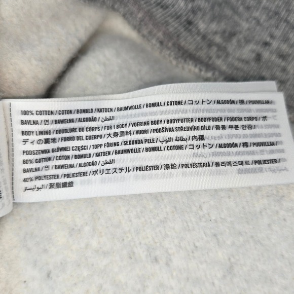 Abercrombie & Fitch Hooded Denim Jacket | Y2K Mixed Media Jean Hoodie - Picture 5 of 7